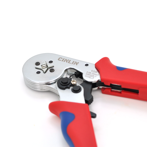 Крімпер CINLINELE HCS8 10SA для обтиску кабельного накінечника, blue-red + набір кабельних наконечників (VE0508,VE1508,VE1008,VE4009,VE2508)