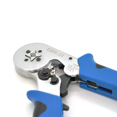Крімпер CINLINELE HCS8 10S для обтиску кабельного накінечника, blue + набір кабельних наконечників (VE0508, VE7508, VE1008, VE1508, VE2508, VE4009,VE6102)