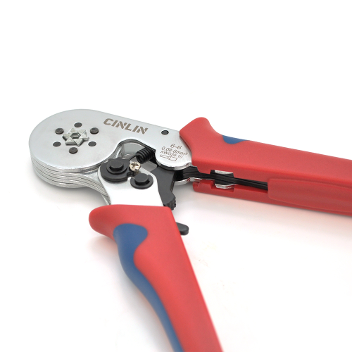 Крімпер CINLINELE HCS8 6-6 для обтиску кабельного накінечника, blue + набір кабельних наконечників (VE0508,VE1508,VE1008,VE4009,VE2508)