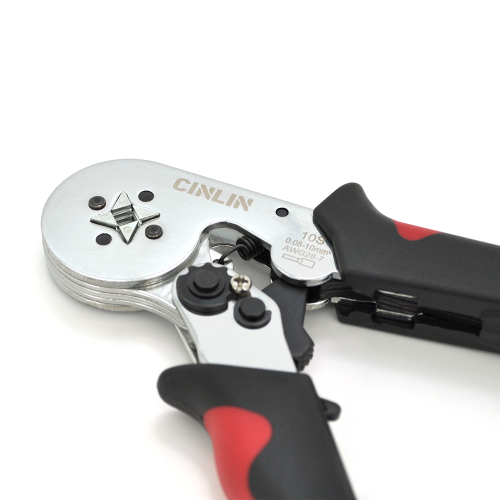 Крімпер CI-6-10S для обтиску кабельного накінечника, 0.08-10mm2, Black-red