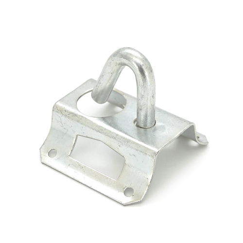 Крюк для опор SN-8-K-O оцинкований для кріплення за допомогою бандажної стрічки