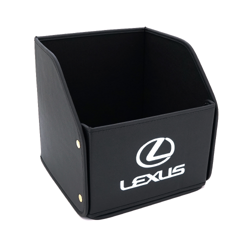 Складаний шкіряний автомобільний органайзер 600*360*340 мм, Black