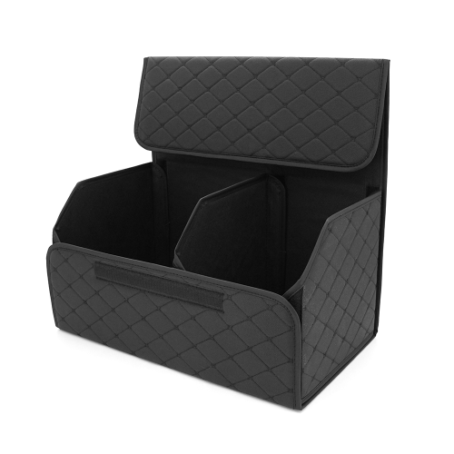 Складаний шкіряний автомобільний органайзер 540*320*300, Black