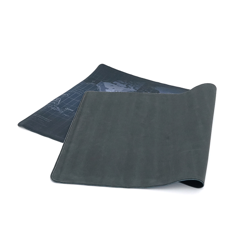 Килимок 500*1000 тканинний Карта світу з боковою прошивкою, товщина 2 мм, колір Black, OEM