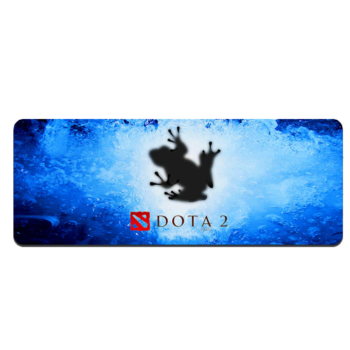 Килимок 300*700 тканинний DOTA2 &quot;Frog&quot;, товщина 2 мм, колір Blue, OEM
