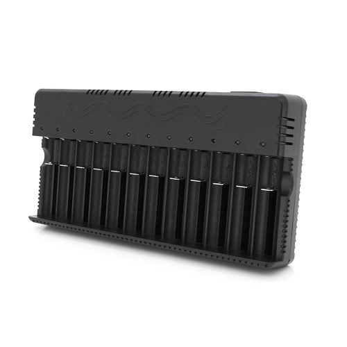 Зарядний пристрій універсальний HONGDONG, 12 каналів LED інд., підтримує Li-ion, Ni-MH і Ni-Cd AA (R6), ААA (R03), 18650 / 16340 / 14500