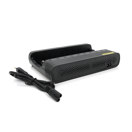 Зарядний пристрій універсальний MS-10810A, 10 каналів LED інд., підтримує Li-ion AA (R6), ААA (R03), 16340,18650