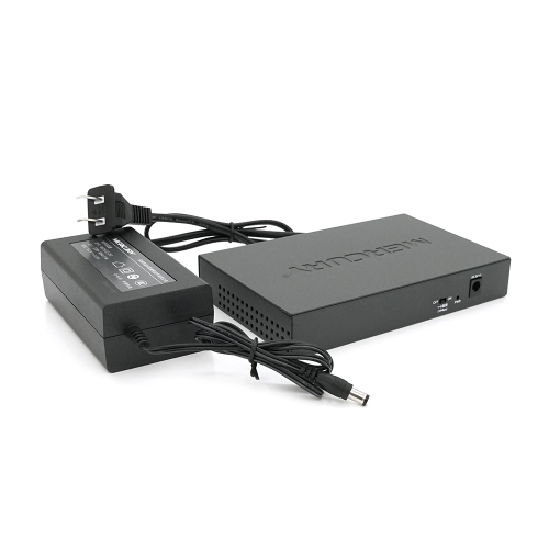 Комутатор POE Mercury MS08CP з 7 портами POE + 1 порт UP-Link 100Мбіт, БП в комплекті, Q18
