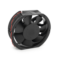 Кулер для охолодження серверних БП MAJOR Modrl JQ24K6QDLX DC sleeve fan 2pin під паяння - 150*150*25мм, 24V / 1.6A, 2600об / хв Q24