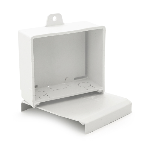 Пластиковий водонепроникний бокс 110*100*45мм білий