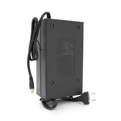 Зарядний пристрій для акумуляторів Li-ion Premium 36V(42V),10S,5A,штекер 5.5*2.5,з індикацією,BOX