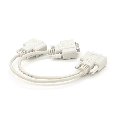 Розгалужувач VGA 0,2m, male to 2*female (тато-2*мама), White, OEM