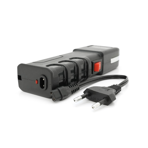 Ліхтар-відлякувач ручний BAILONG OCA TW-928, 1LED 5730, струм 12000KV, 1W, 1 режим, Li-ion вбудований, Black, IP44, кабель живлення, 165х46х30мм, BOX