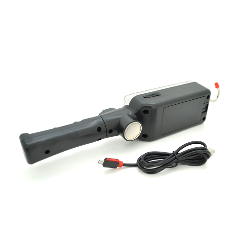 Ліхтар переносний ZJ-8859, магніт, гачок, живлення 2*18650, Box