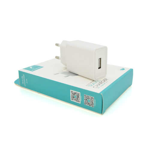 СЗУ Dolphin SC36 110-240V, 1xUSB, 5V / 2,4A, White, Box