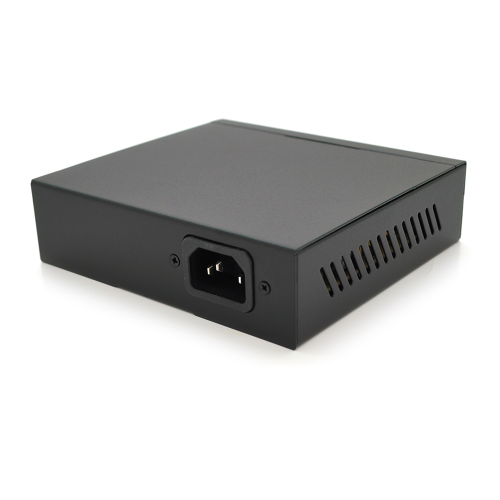 POE комутатор Merlion 4 POE 10 / 100 + 2 RJ45 10 / 100 вбудований блок живлення 52V 1.05A