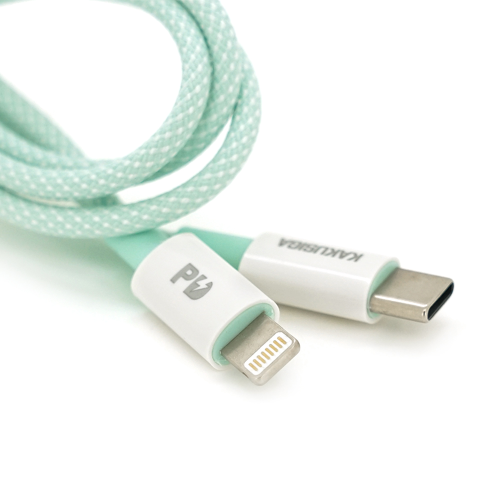 Кабель USB2.0 Type-C/Lightning iKAKU KSC-723 GAOFEI PD60W 1m Green