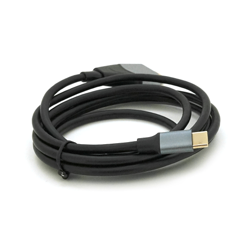 Кабель HDMI (тато) - Type-C (тато), 4K, 30HZ, Chip:AG9310, 1.8m, Black