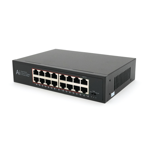 Комутатор Merlion MS1016 16 портів Ethernet 10 / 100 Мбіт / сек. метал AC220V.