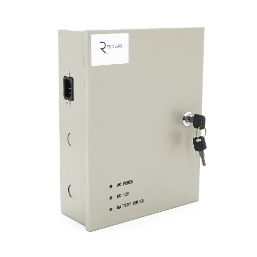 Імпульсне джерело безперебійного живлення DC12-15А Ritar UPS-P12 / 15 / 7 9СH (корпус метал) під АКБ 7-9А (270x206x82mm)