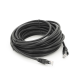Патч-корд литий RITAR, UTP, RJ45, Cat.6, 10m, чорний, Cu (мідь) Q100