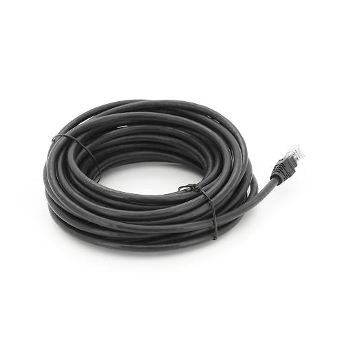 Патч-корд литий RITAR, UTP, RJ45, Cat.6, 10m, чорний, Cu (мідь) Q100