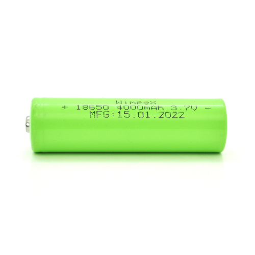 Акумулятор WMP-5000 18650 Li-Ion Tip Top, 2000mAh, 3.7V, Green