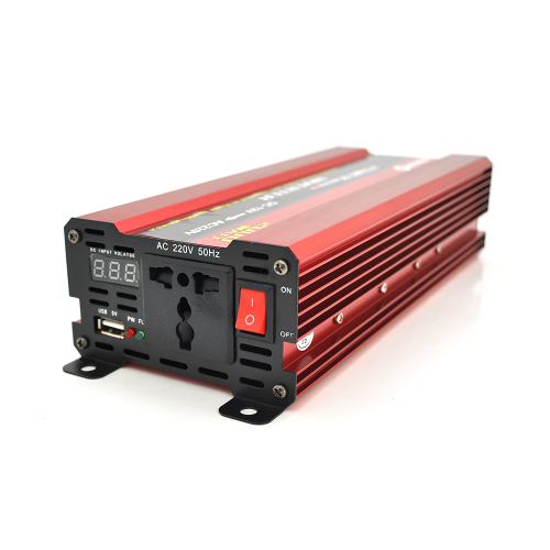 Інвертор напруги NV-2000(1200Вт)+LCD, 12 / 220V, approximated, 1 універсальна розетка, клем, Box