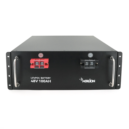 Літій-залізо-фосфатний акумулятор Merlion LiFePO4 48V 100AH для Solar, BMS-100A, (482х396х132), 5000 циклів Q1