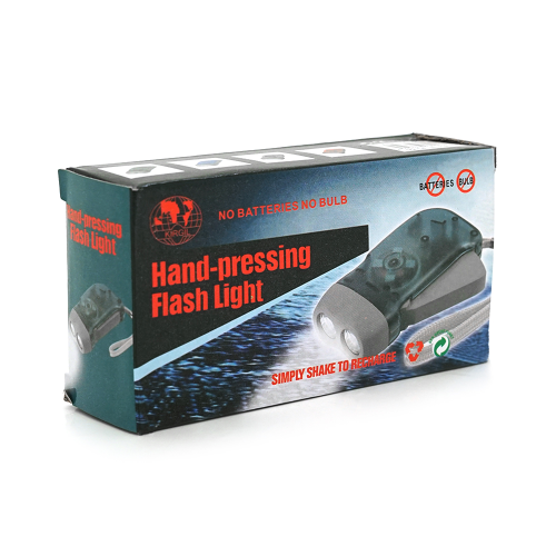 Ліхтарик Tyristo, що самозаводиться. 3-led. підзарядка - механічна