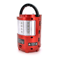 Радіоприймач New Kanon KN-608URT, FM радіо, Вхід microSD, USB, AUX, корпус пластмас, Black / Red, BOX