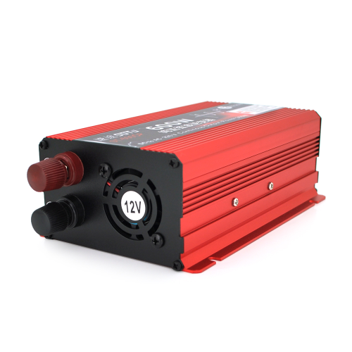 Інвертор напруги ST600CP (DC:300W), 12 / 220V з апроксимованою синусоїдою, 1 універсальна розетка, крокодили, BOX