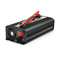 Інвертор напруги ST2500CP (DC:1250W), 12 / 220V з апроксимованою синусоїдою, 1 універсальна розетка, крокодили, BOX