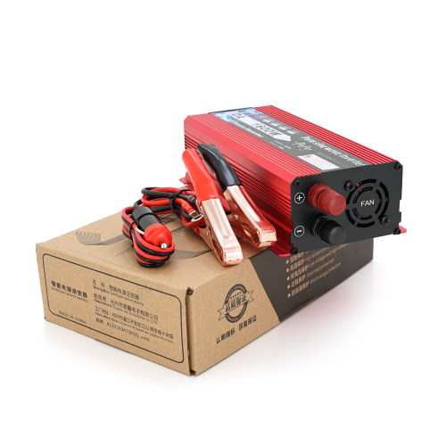 Інвертор напруги DA-1600M (DC:800W), 12 / 220V з апроксимованою синусоїдою, 1 універсальна розетка, клемні дроти, Q24