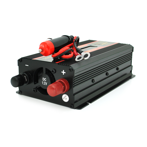 Інвертор напруги CARMAER2000W (1000Вт), 12 / 220V з апроксимованою синусоїдою, 1Shuko, 2*USB (DC:5V / 2A), крокодили+ прикурювач, Q20