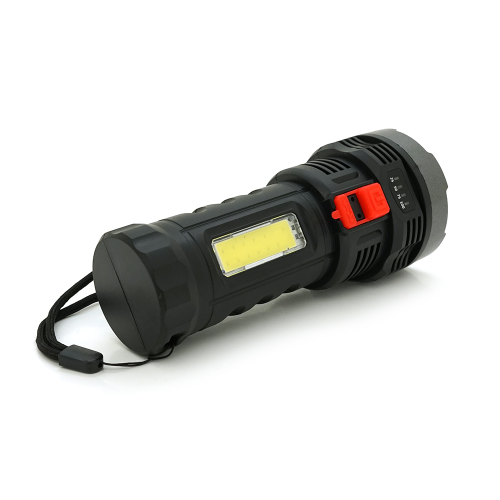 Ліхтарик ручний BK-822, 5W. OSL LED+COB, пластик, вбудований акум, 150х63х47 . IP40, USB кабель