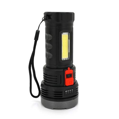 Ліхтарик ручний BK-822, 5W. OSL LED+COB, пластик, вбудований акум, 150х63х47 . IP40, USB кабель