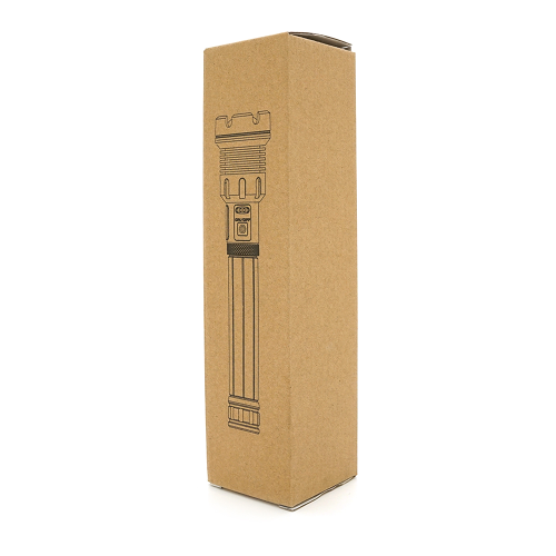 Ліхтар ручний Voltronic XHP90, 1LED XHP90, 45W, бічний світлодіод, 7 режими, ZOOM, 2х18650 / 6200mah, Black, IP40, кабель USB-Type-С, 260х60х35мм, BOX