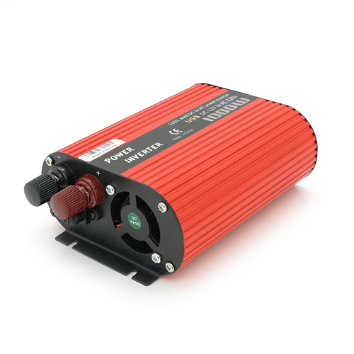 Інвертор напруги Wm-1000(600Вт), 12 / 220 з апроксимованою синусоїдою, 1 універсальна розетка, клем