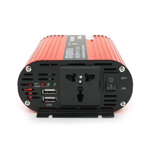 Інвертор напруги Wm-1000(600Вт), 12 / 220 з апроксимованою синусоїдою, 1 універсальна розетка, клем