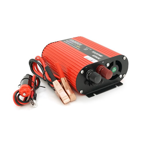 Інвертор напруги Wm-1000(600Вт), 12 / 220 з апроксимованою синусоїдою, 1 універсальна розетка, клем