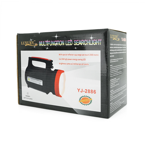 Ліхтар переносний YJ-2886, 1+22 LED, 2+1 режим, вбудований акумулятор 4В 5,5А, СЗУ, ремінець, Box