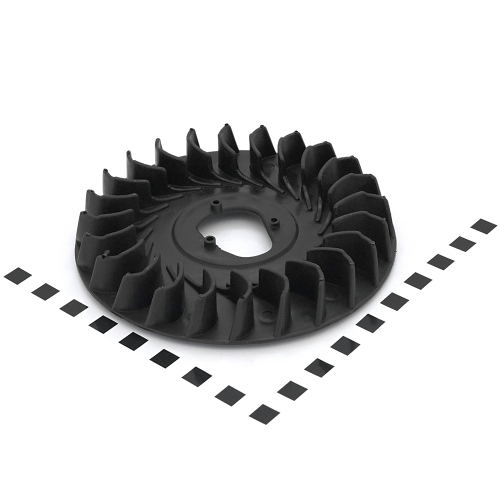 Крильчатка повітряного охолодження для двигуна D167мм, бензинового генератора 2,5 кВт (168F