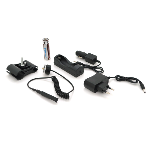 Підствольний ліхтарик Q-911-T6, Cree XML-T, 1 реж., корпус-алюміній, водостійкий, ударостійкий, 18650, АЗУ+СЗУ, BOX