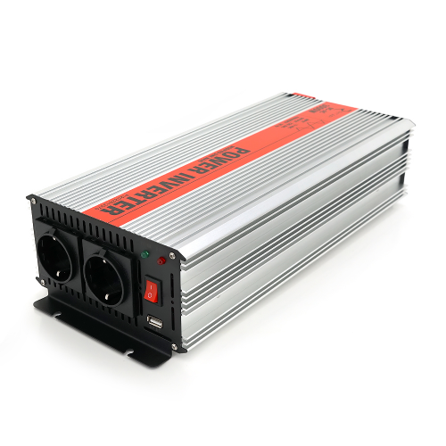 Інвертор напруги RITAR RSX-3000, 12V / 220V, 3000W з апроксимувати синусоїдою, 2xShuko, 1xUSB, клемні дроти, BOX, Q4