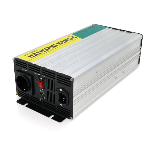Інвертор напруги RITAR RSCU-1000, 12V / 220V, 1000W з правильною синусоїдою, вбудований зарядний пристрій, 1xShuko, 1xUSB, клемні дроти, BOX, Q4