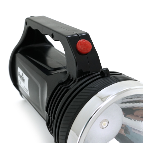 Ліхтар пошуковий ForLife FL-3276, 1LED+COB T6, 10W, 1+1 режим, 750mah, Black, IP40, кабель 220В+Solar, 170х80х100мм, BOX