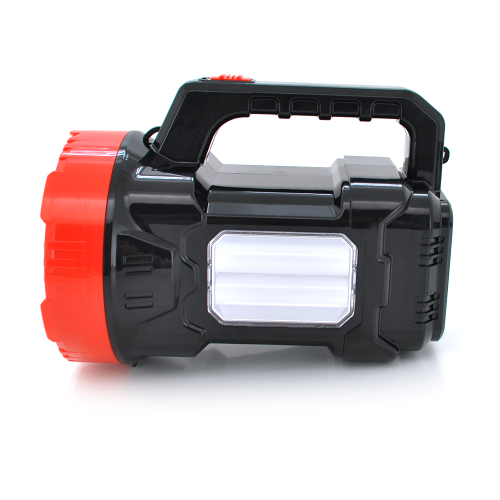 Ліхтар пошуковий Silver Toss ST-6678, 1LED+14SMD T6, 10W, 1+1 режим, 6000mah, Black / Red, IP40, кабель 220В, 220х140х170мм, BOX