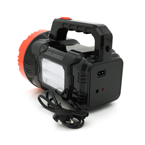 Ліхтар пошуковий Silver Toss ST-6678, 1LED+14SMD T6, 10W, 1+1 режим, 6000mah, Black / Red, IP40, кабель 220В, 220х140х170мм, BOX