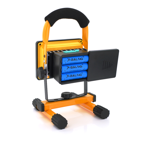 Ліхтар-прожектор W901, 20 LED, 30W, живлення від 3 * 1860, кут повороту 135 &amp;deg;, USB кабель, корпус міцний пластик, Box